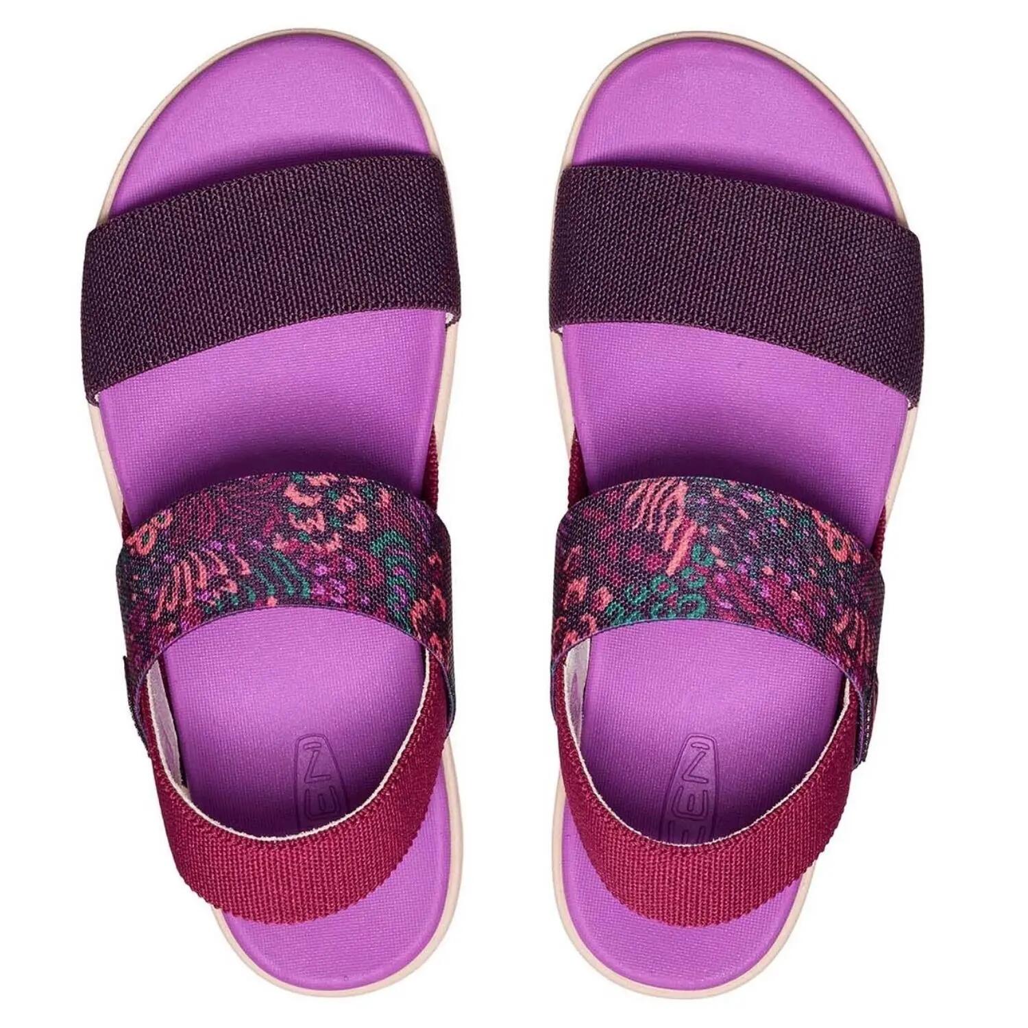 Keen Elle Backstrap Dames Sportsandalen Paars Instappers 7/7