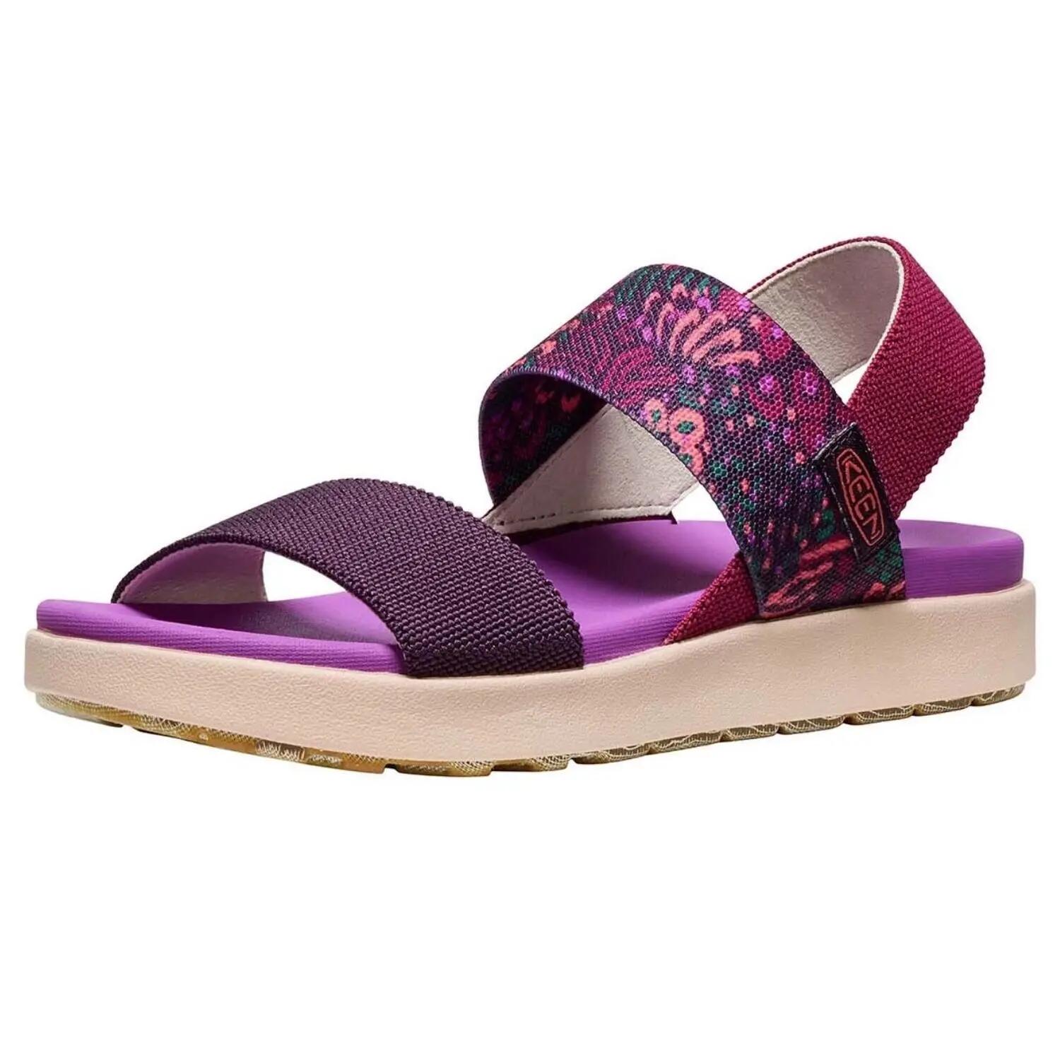 Keen Elle Backstrap Dames Sportsandalen Paars Instappers 5/7