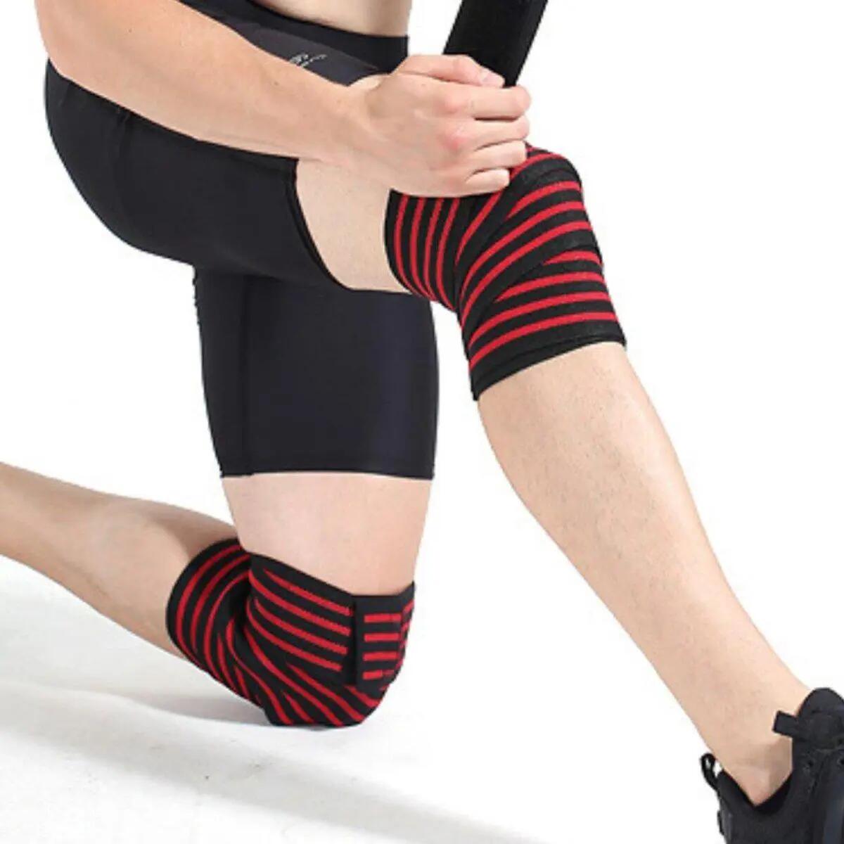 paire - Genouillères - Bandes élastiques longues pour le fitness - Bandes de spo 2/4