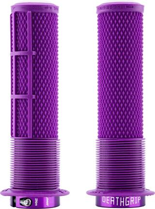 Paire de Grips DMR DeathGrip2 Flange Lock-On 135 mm Violet