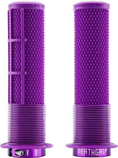 Paire de Grips DMR DeathGrip2 Flange Lock-On 135 mm Violet
