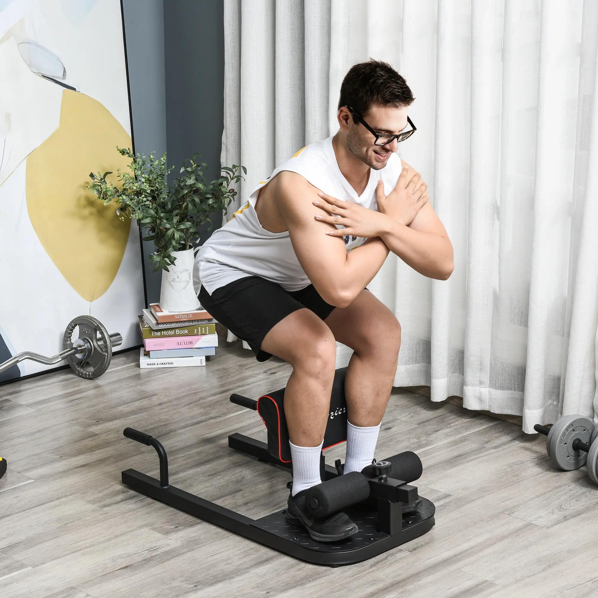 Appareil de musculation abdominale 3 en 1, planche multifonctionnelle pour squat 3/9