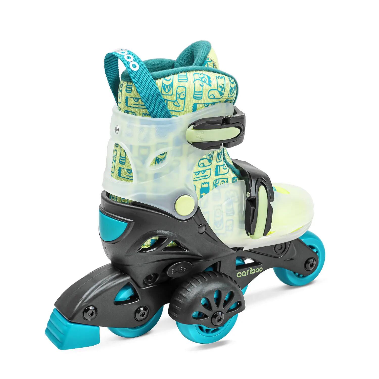 Verstelbare skates voor kinderen Cariboo Step 1 -Groen 6/9