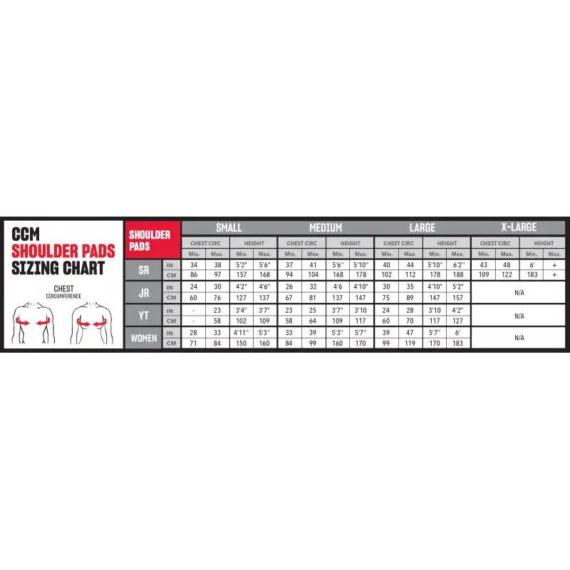 CCM Tacks XF80 JR Paraspalle da hockey 3/5