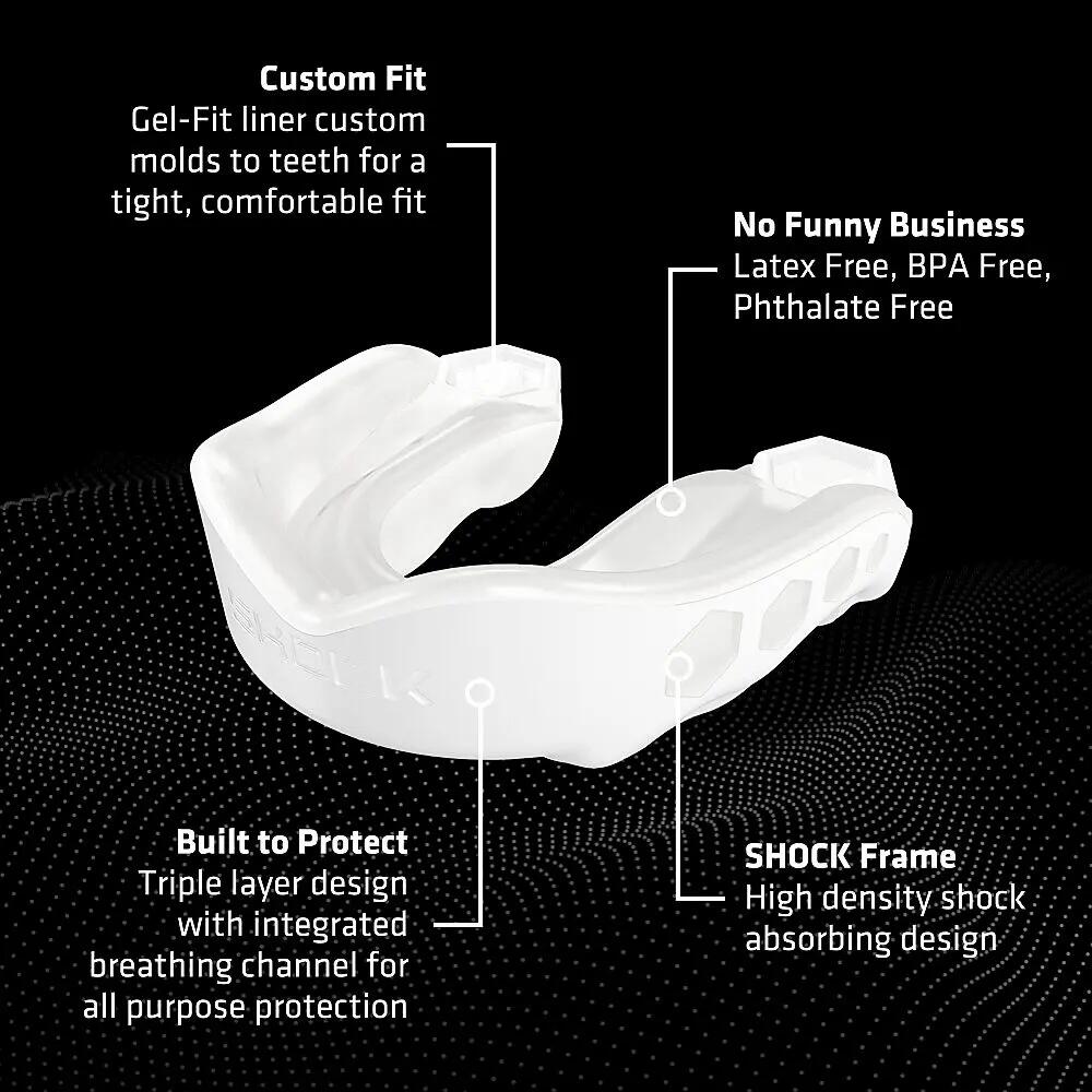 Protectores bucais Shock Doctor Gel Max 3/5