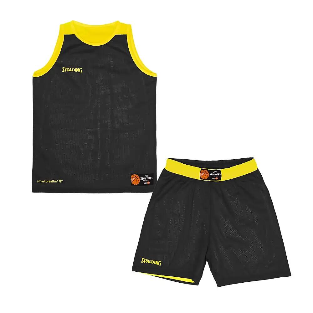 Spalding Double Face Reversibel Basketbalset Kinderen - Geel/Zwart 2/2