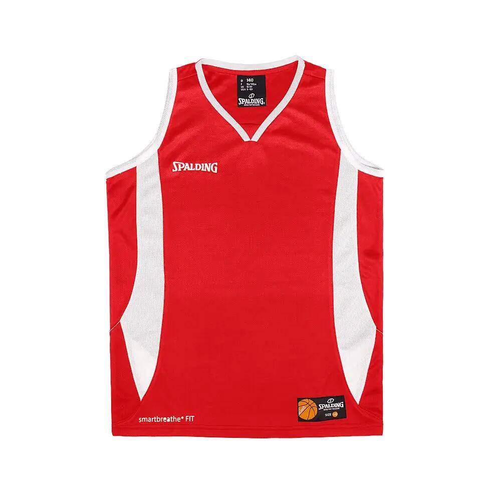 Spalding Jam Maillot Basket Enfants - Rouge/Blanc 164 2/5
