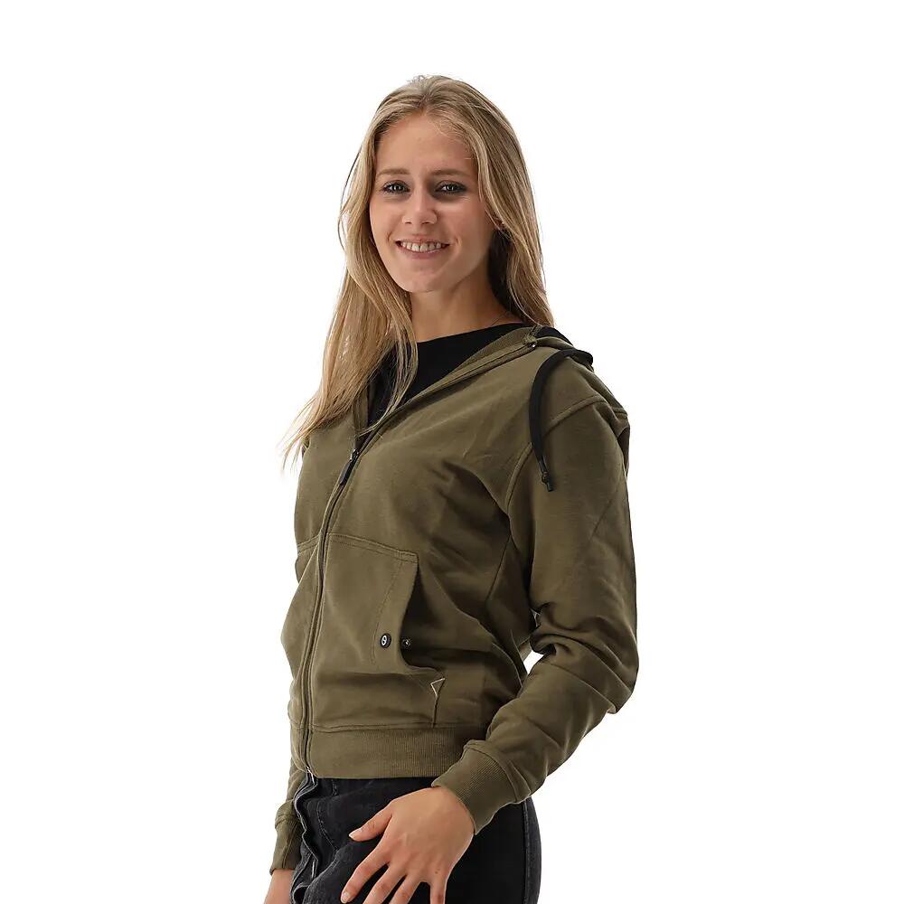 Sweatshirt à capuche full zip femme Spalding Flow 5/5
