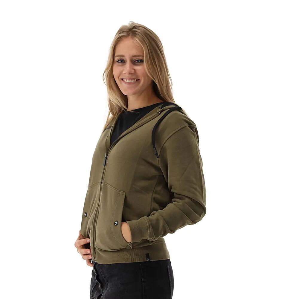 Sweatshirt à capuche full zip femme Spalding Flow 3/5