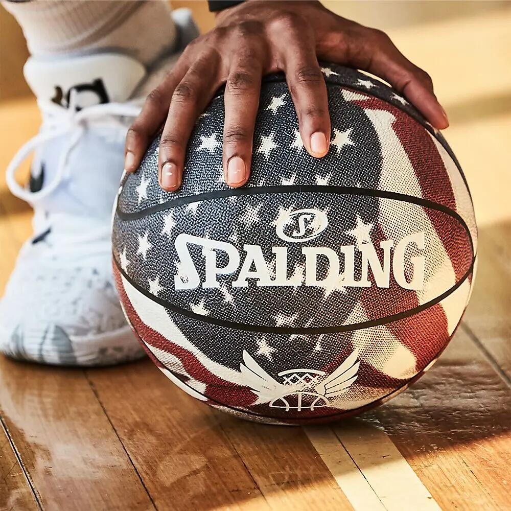 Ballon de Basketball Spalding Rubber Stars & Stripes 3/4