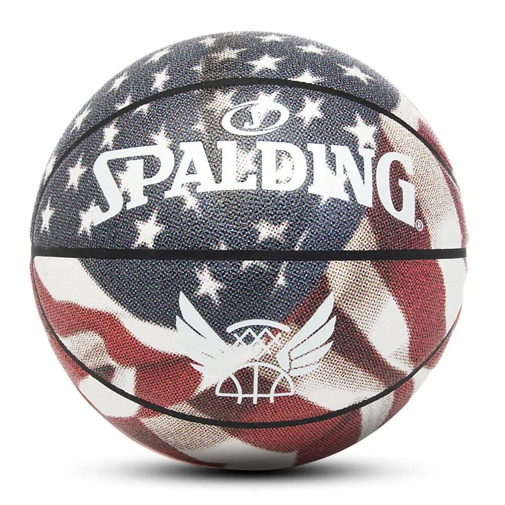 Ballon de Basketball Spalding Rubber Stars & Stripes 2/4