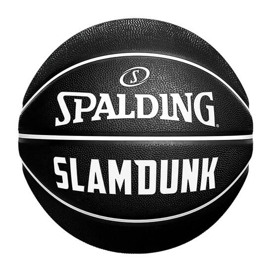 Slam Dunk Noir Blanc Caoutchouc Basketball