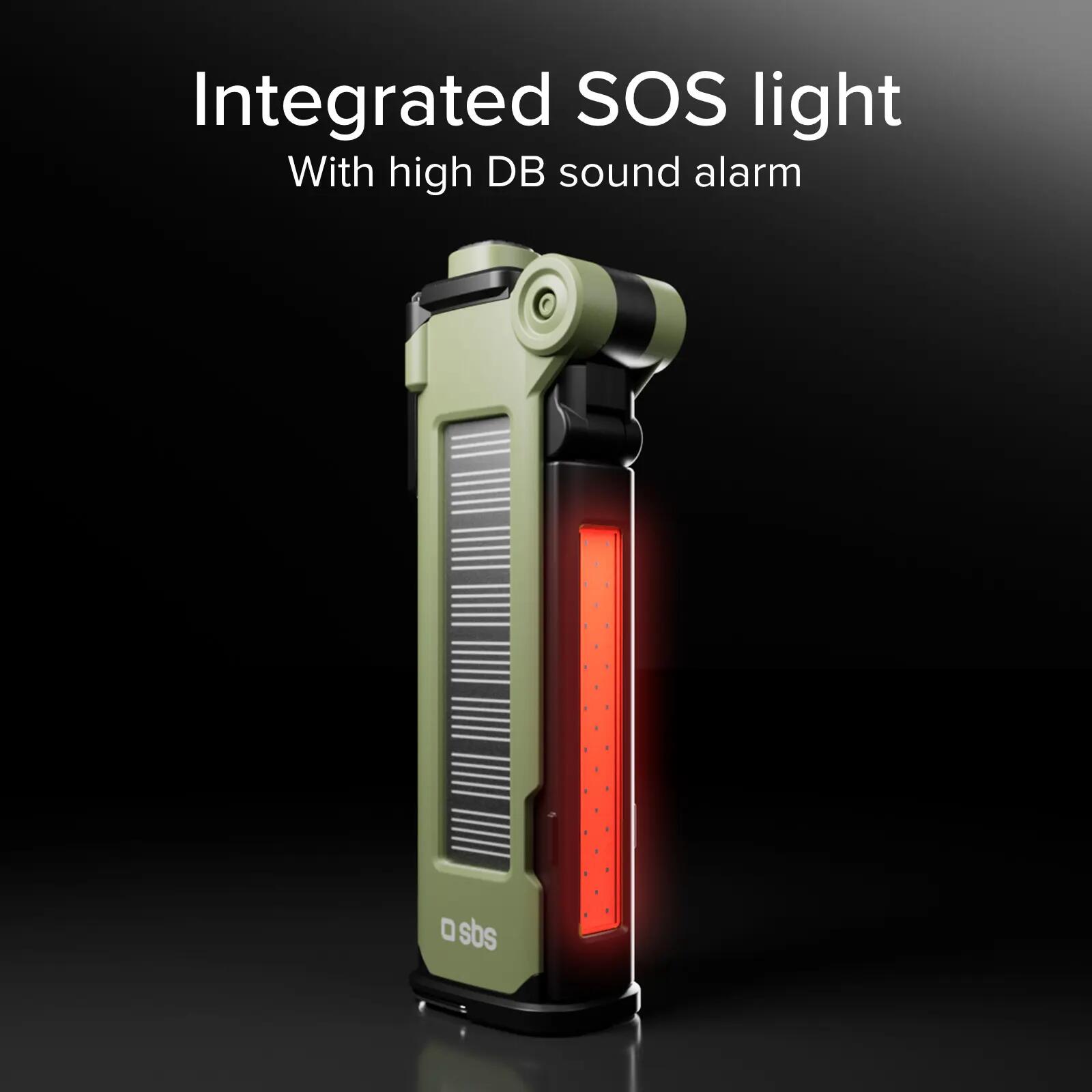 Multifunctionele powerbank van 3000 mAh met SOS-functie 6/7