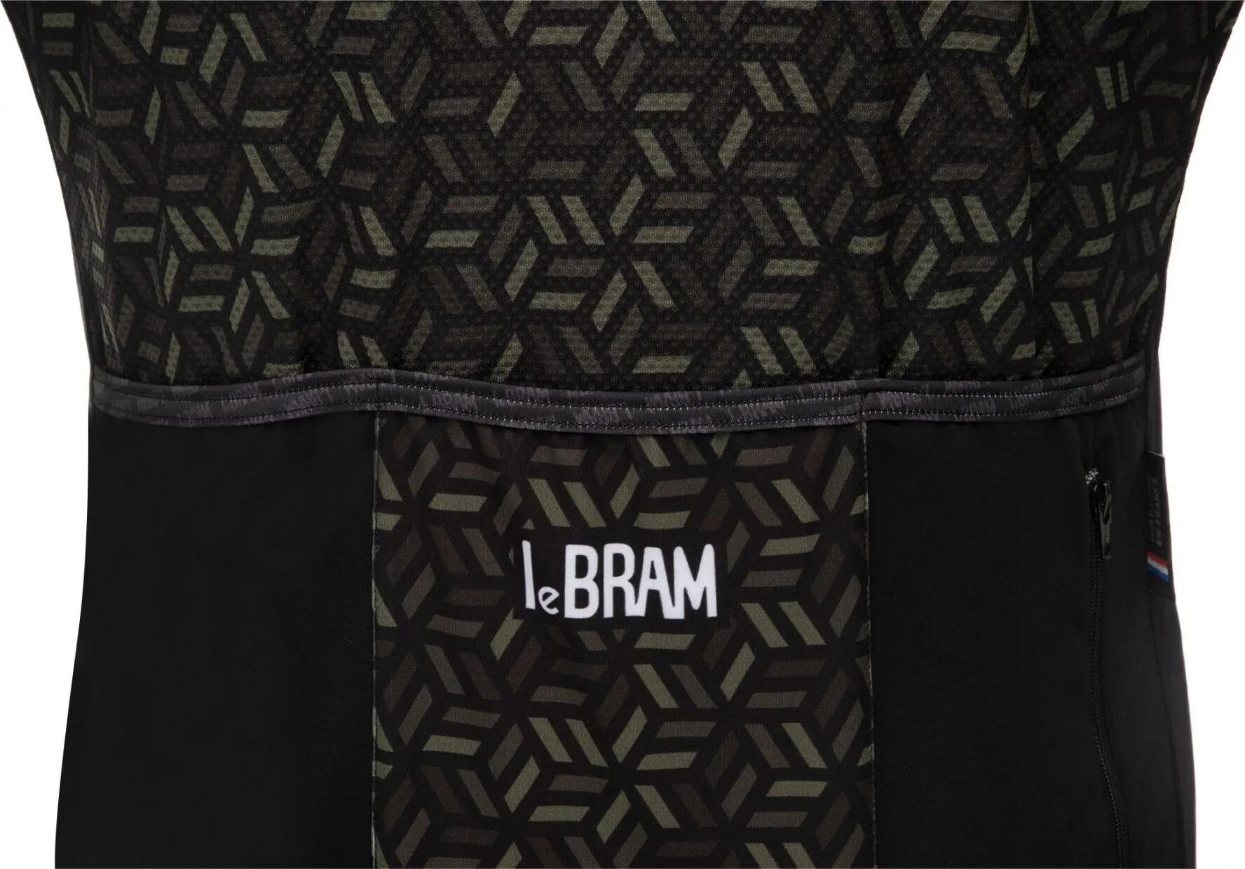 LeBram Short Sleeve Jersey Croix de Fer Black Khaki Slim Fit 5/6