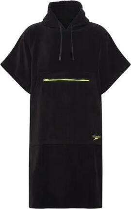 Serviette de bain Poncho Speedo Adultes Noir/Jaune