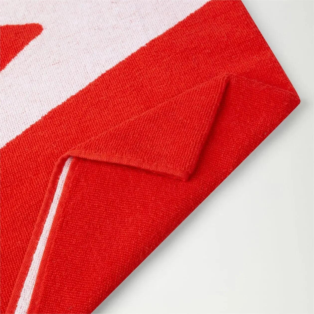 Asciugamano Speedo con logo - Rosso/Bianco 75 x 145 cm 4/5