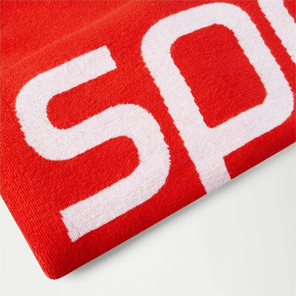 Asciugamano Speedo con logo - Rosso/Bianco 75 x 145 cm 3/5