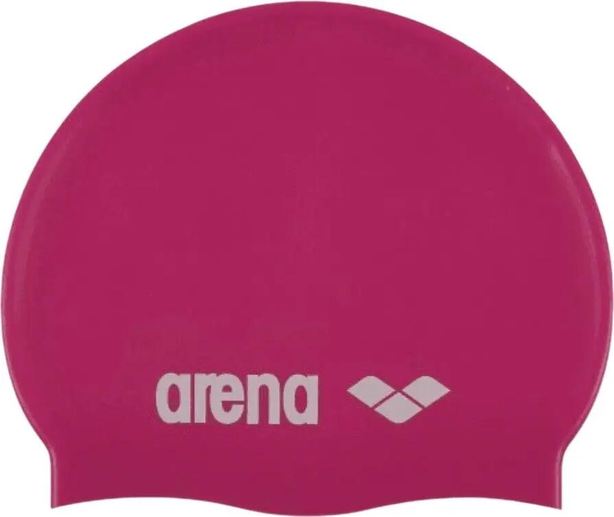 Arena Kinder Badmuts Classic Silicone Roze