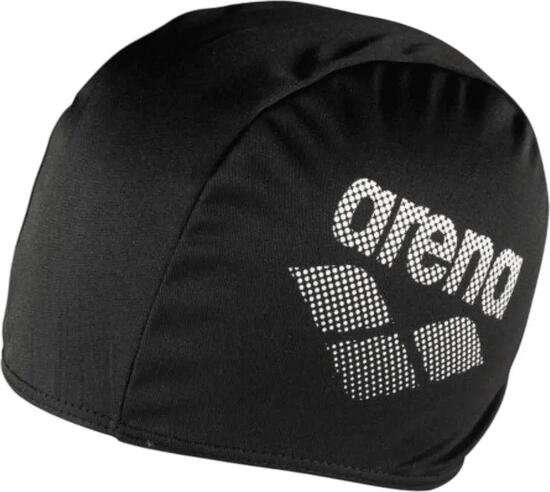 Bonnet de Bain Arena Polyester II Noir Enfant 6-12 ans