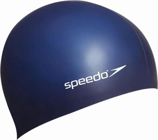 Bonnet de Bain en Silicone Speedo Flat Bleu Marine