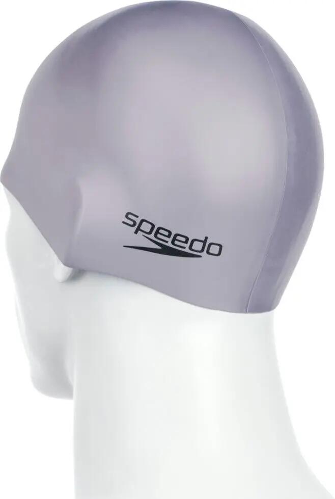 Speedo Moulded Silicon Cap Grey 2/5