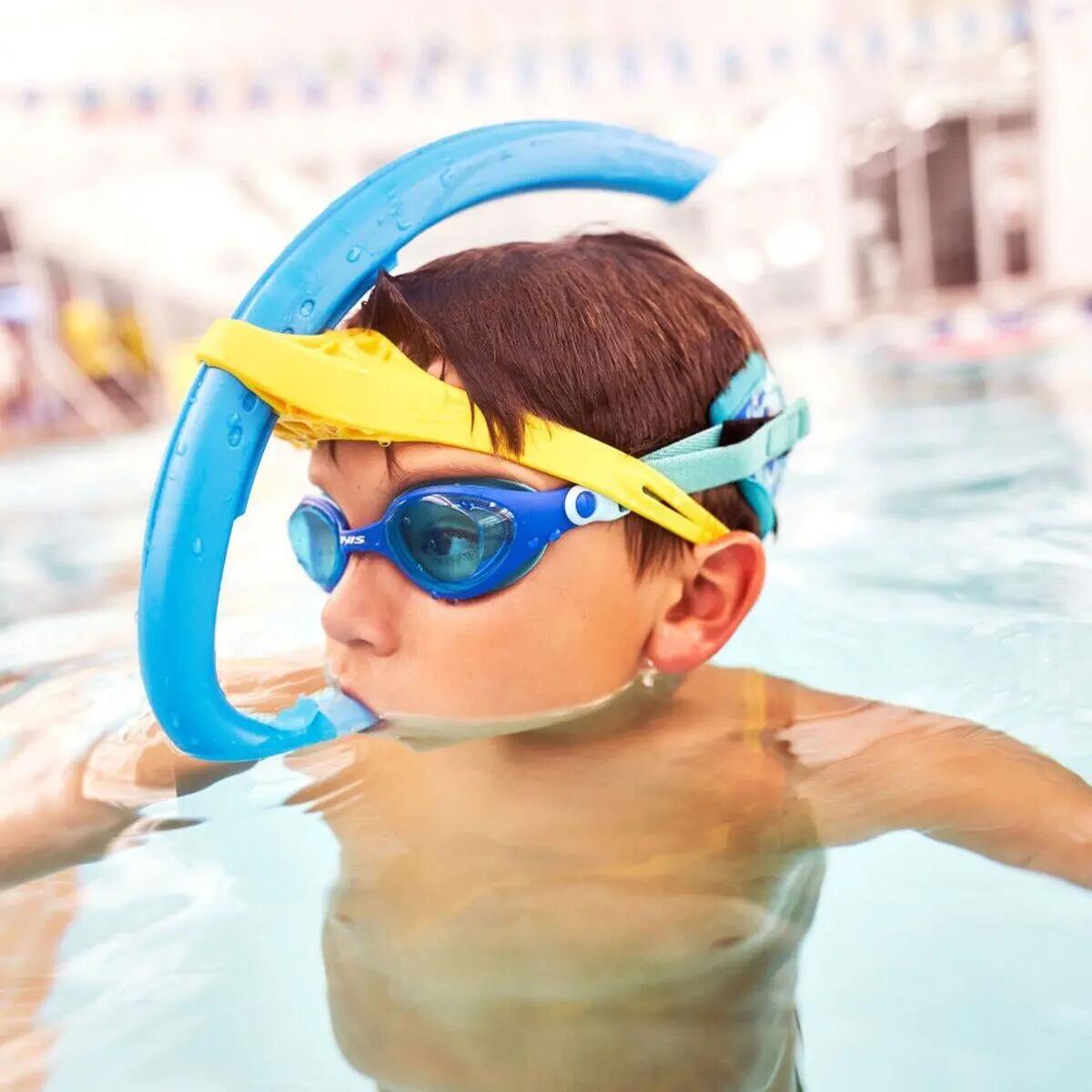 FINIS Junior Stabiliteitssnorkel - Oceaanblauw 2/7