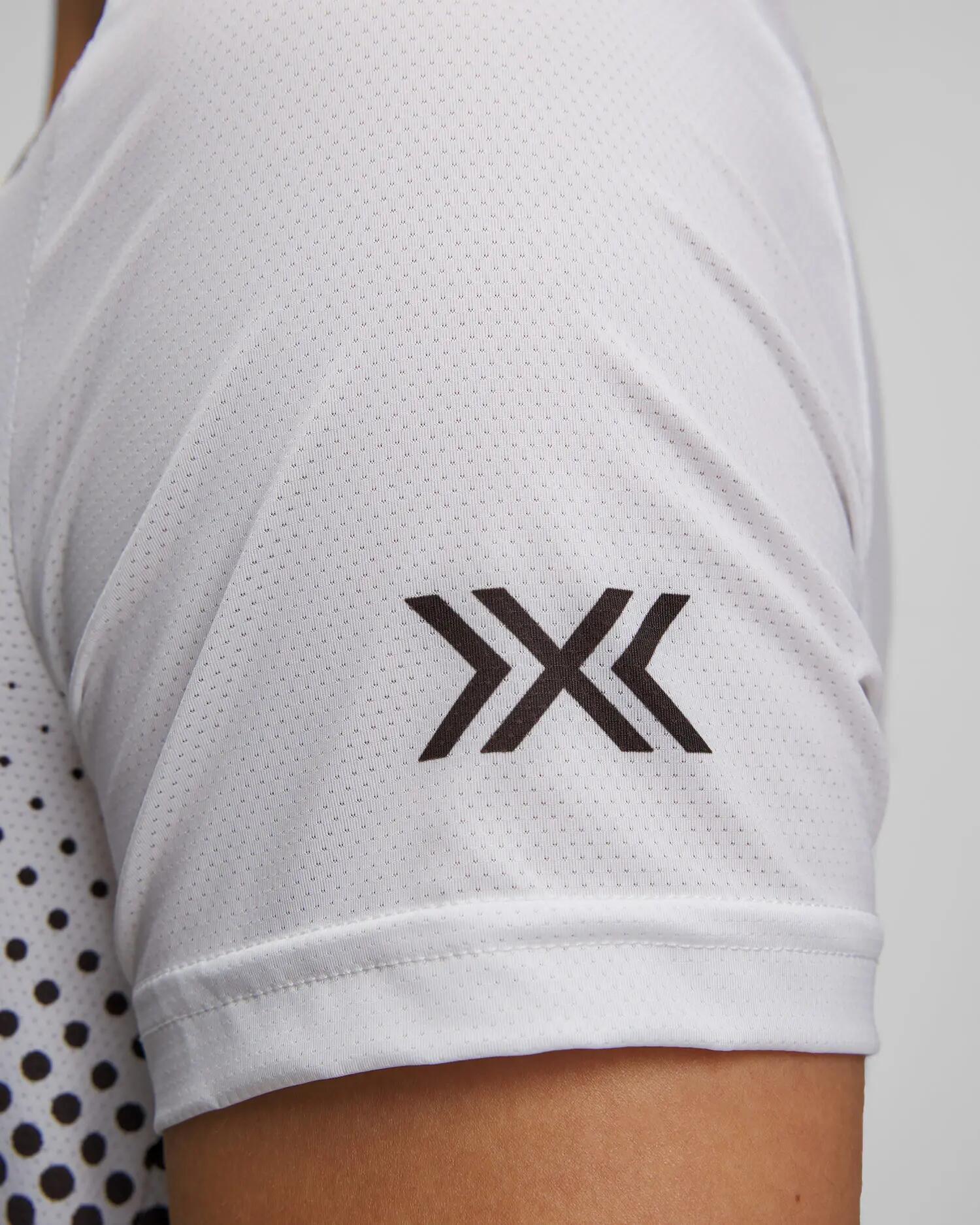 Maillot de manga corta X-Bionic Corefusion Run Rosa/Blanco para mujer 5/6