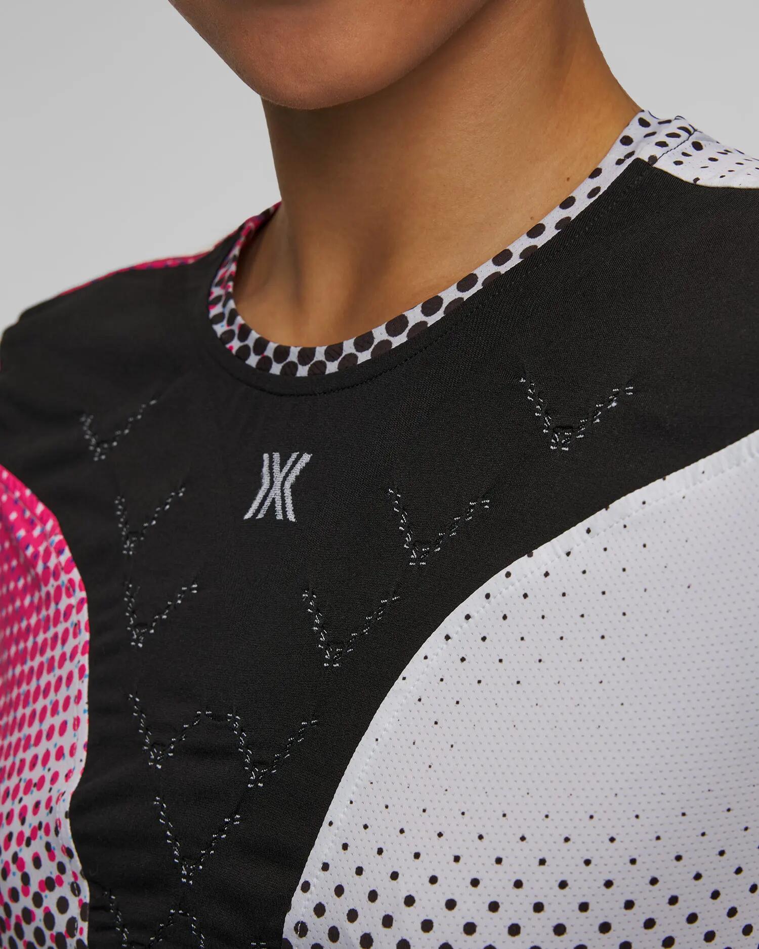 Maillot de manga corta X-Bionic Corefusion Run Rosa/Blanco para mujer 4/6