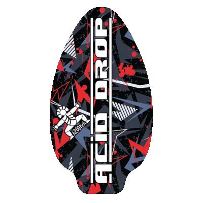 Skimboard acid drop 100 cm | grijs