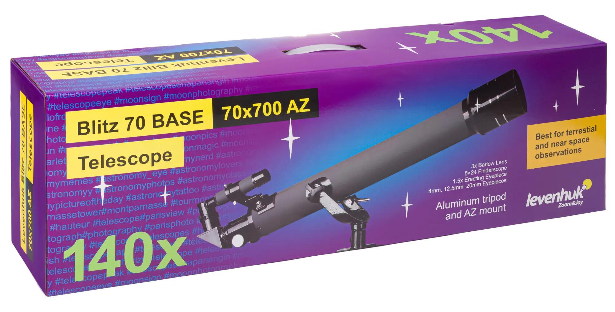 Telescopio Levenhuk Blitz 70 BASE 11/12