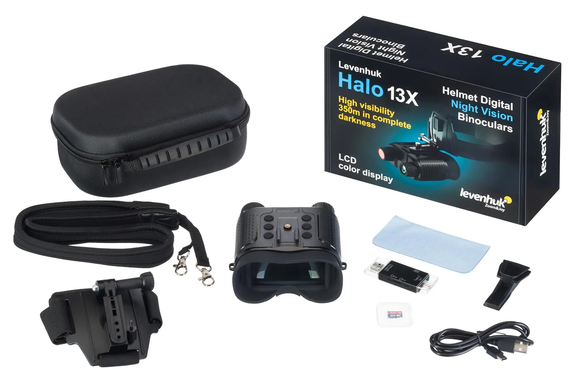 Binóculos de visão noturna digital para capacete Levenhuk Halo 13X 2/11