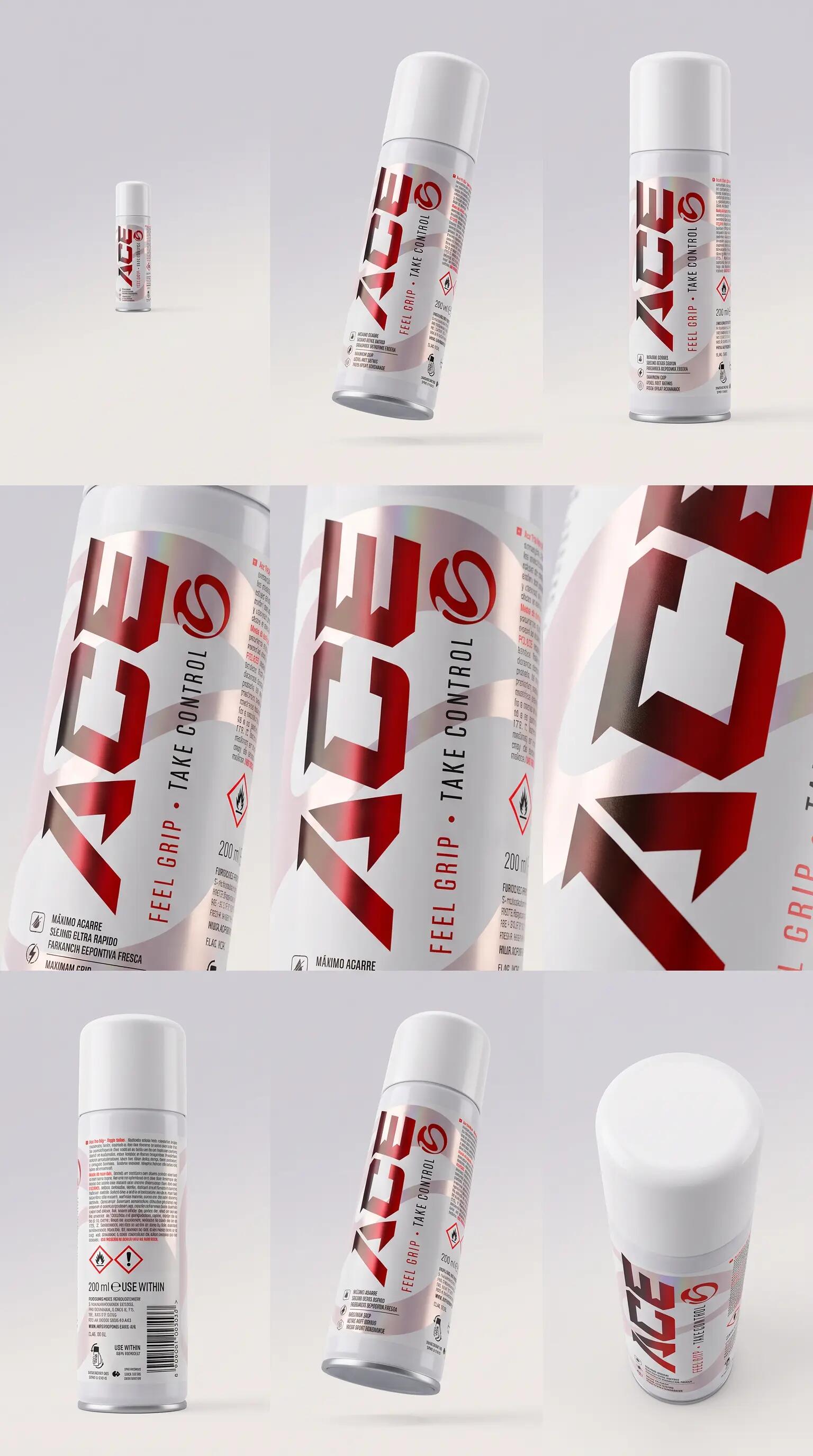 Spray Antideslizante para Grip de Pádel 200ml 4/8