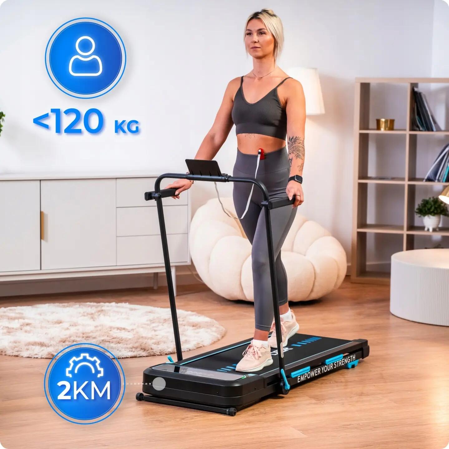Bieżnia elektryczna składana pod biurko THUNDER VIVA-PRO 12 km/h 6/15