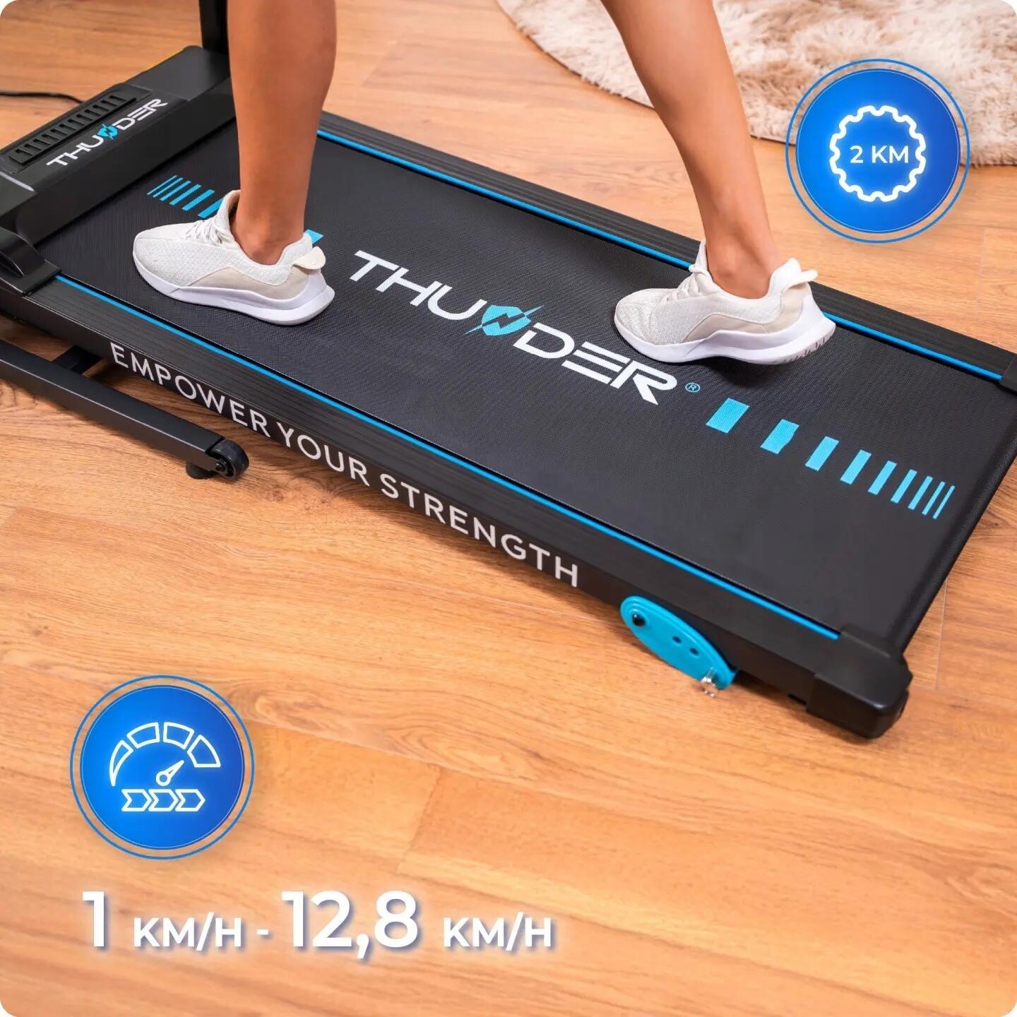 Tapis roulant elettrico pieghevole THUNDER G8000-D massaggiante 12,8 km/h 4/14