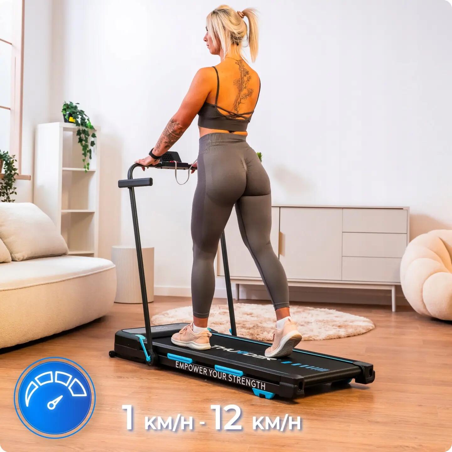 Bieżnia elektryczna składana pod biurko THUNDER VIVA-PRO 12 km/h 4/15