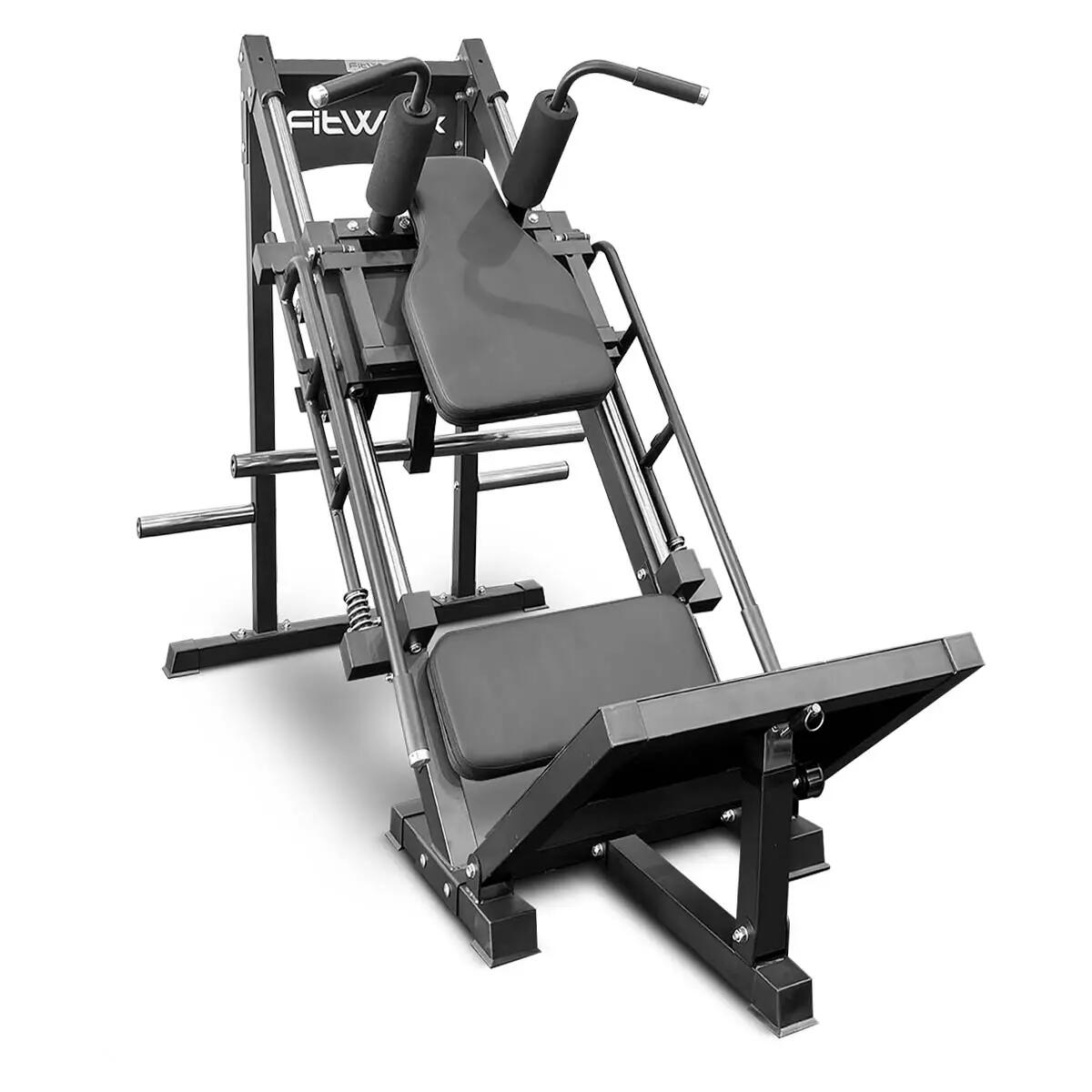 [Delivery only to Bangkok, Samut Prakan, Nonthaburi, and Pathum Thani] FitWork LH100 Leg Press & Hack Squat 2-in-1 – Plate-Loaded Leg Training Machine with Safety System