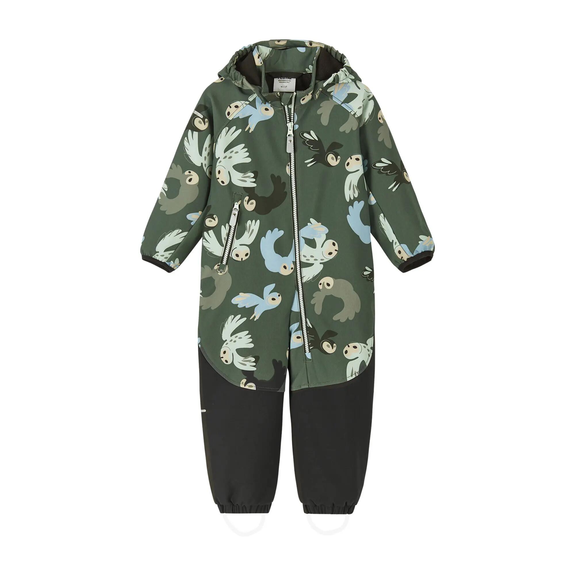 Kleinkinder Softshell Overall Mjosa Thyme green 6/6