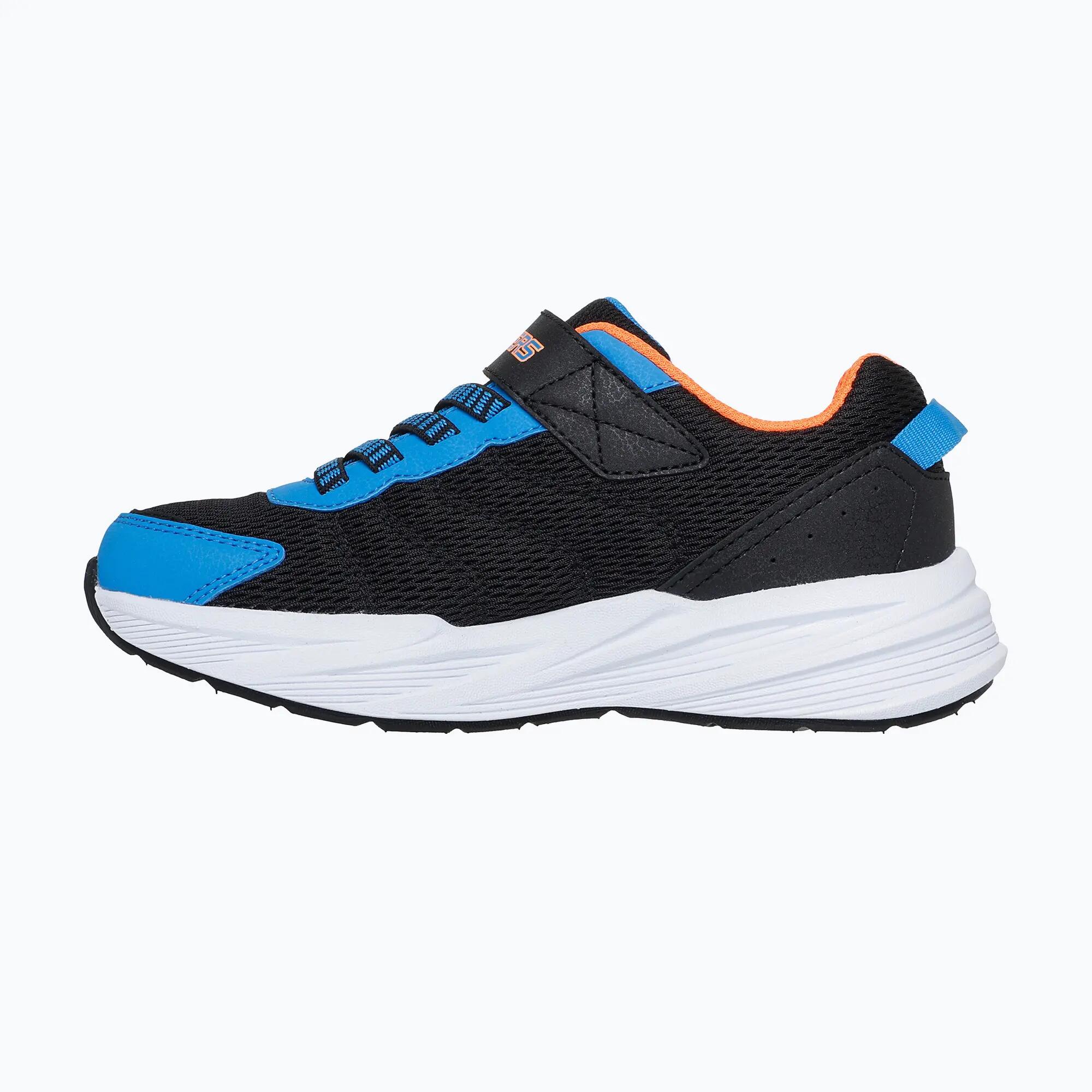 Skechers Microspec Tread Niño Negro Azul Naranja 404115L-BBOR 3/7