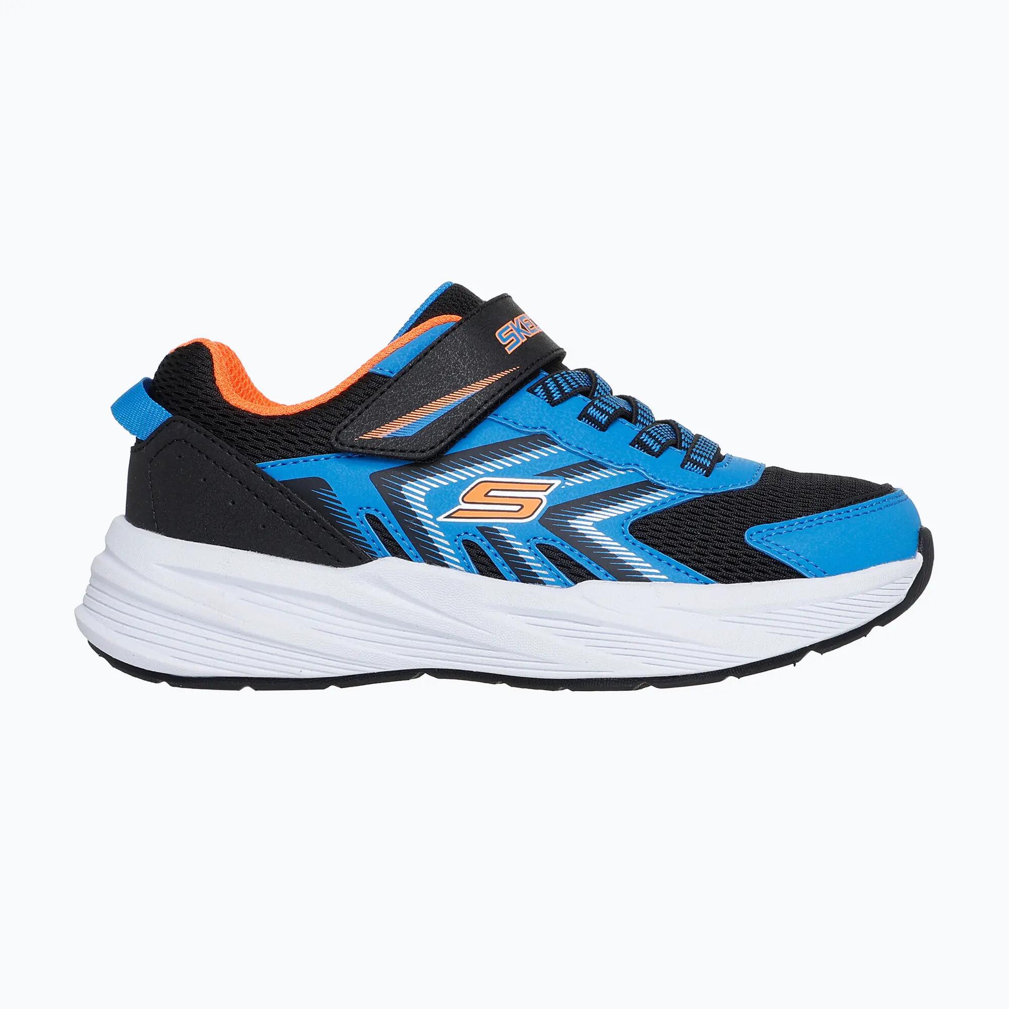 Skechers Microspec Tread Niño Negro Azul Naranja 404115L-BBOR 2/7