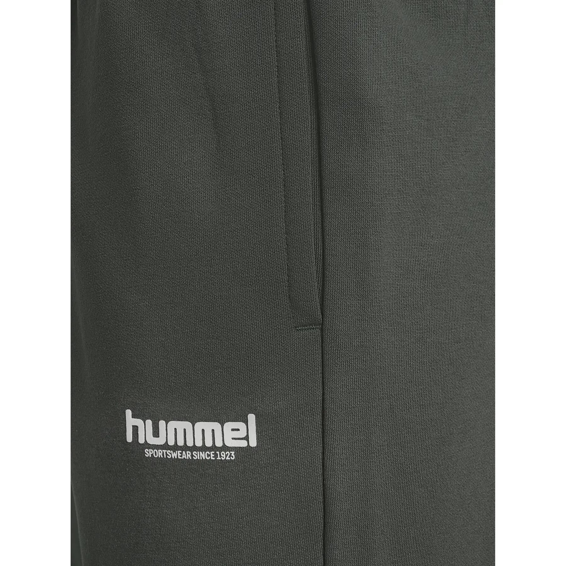 hummel hmlLEGACY 2.0 W pantaloni felpati confortevoli – CASTOR GRAY 3/3