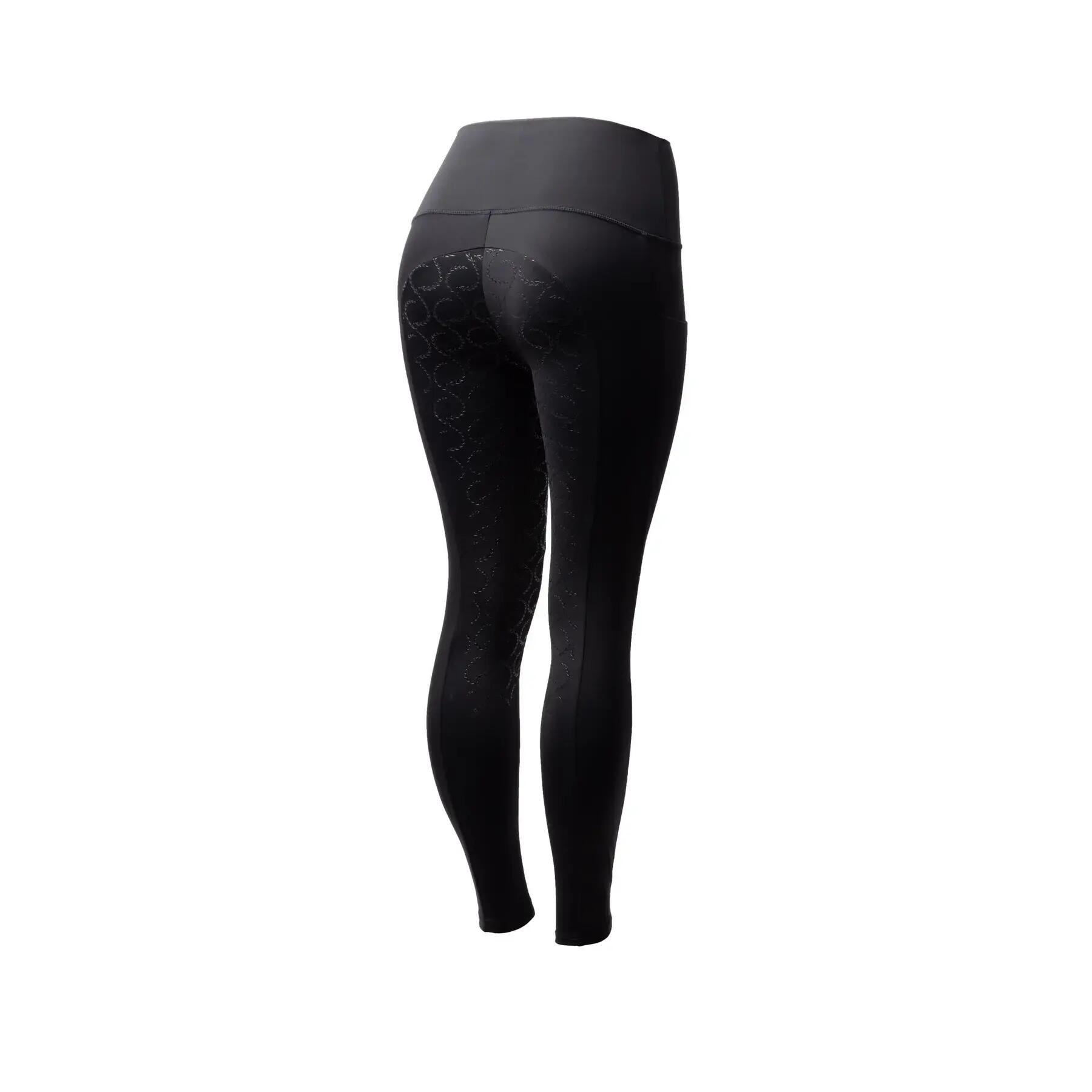 Damskie legginsy jeździeckie z pełną przyczepnością Horze Gillian 2/7