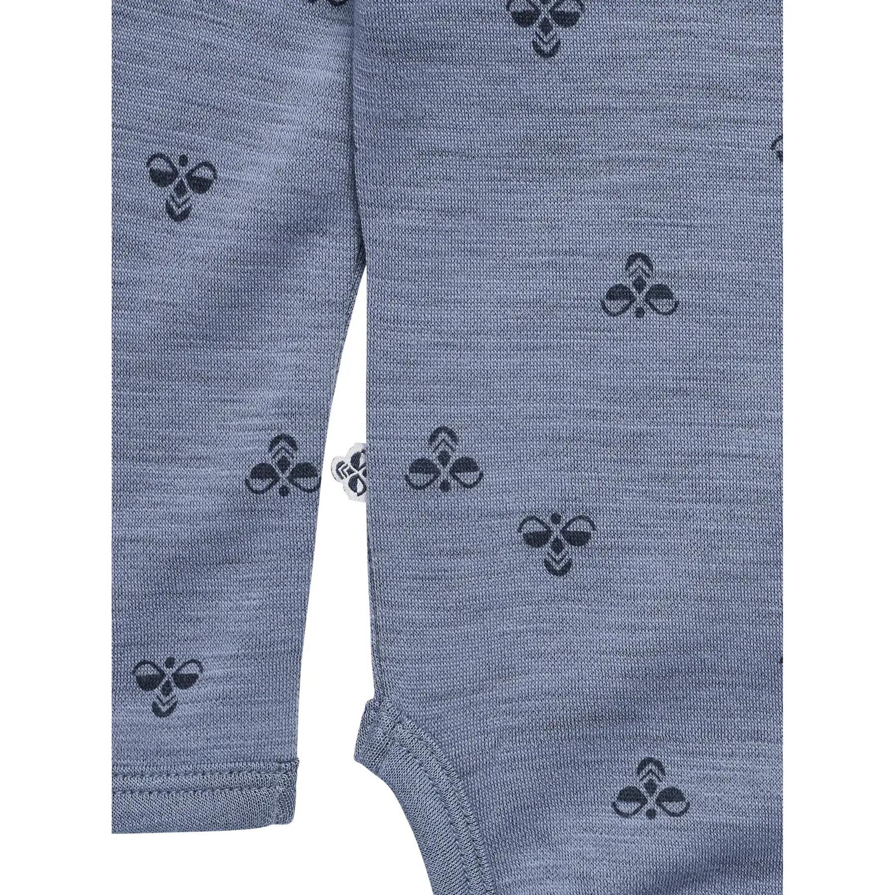 hummel Langarm body van merinowol voor kinderen – FLINT STONE 3/3