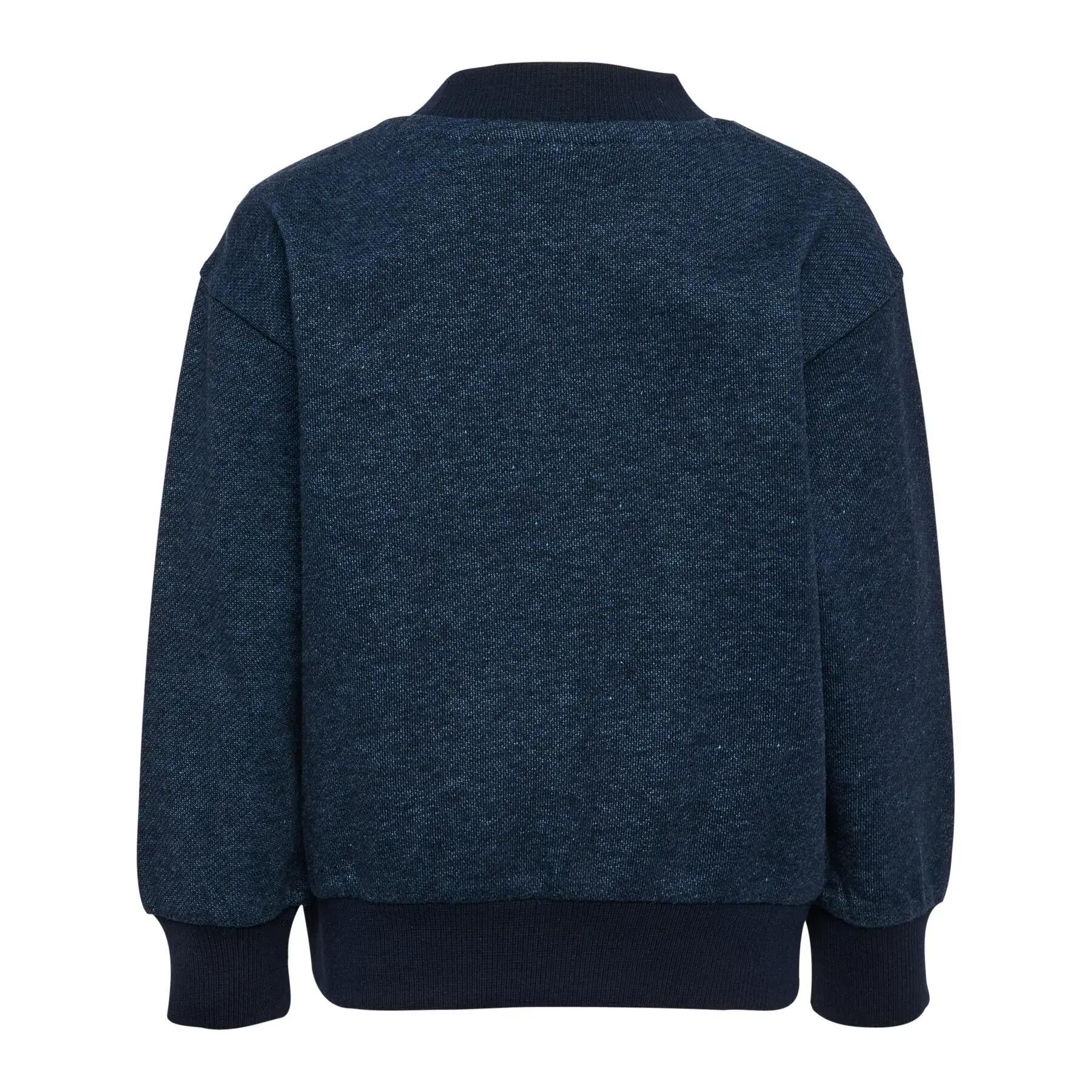 hummel Felpa in cotone biologico taglio loose per bambini – DRESS BLUES 3/4