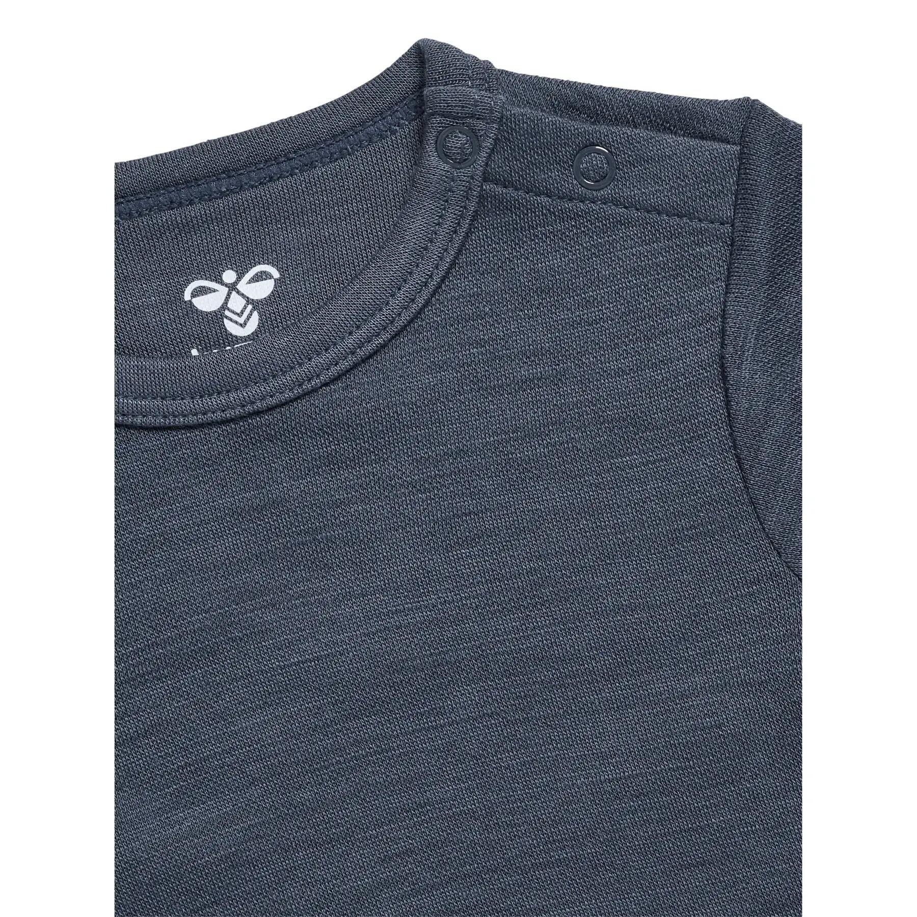 hummel Body manga larga en mezcla de lana para niños – OMBRE BLUE 3/4