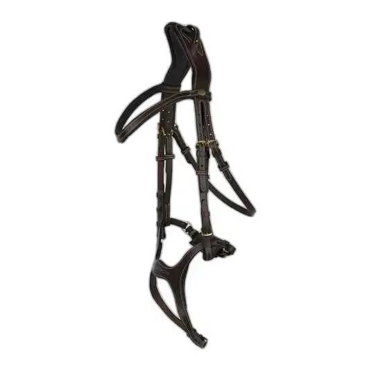 Anatomical horse bridles with embroidery Horze Peckham