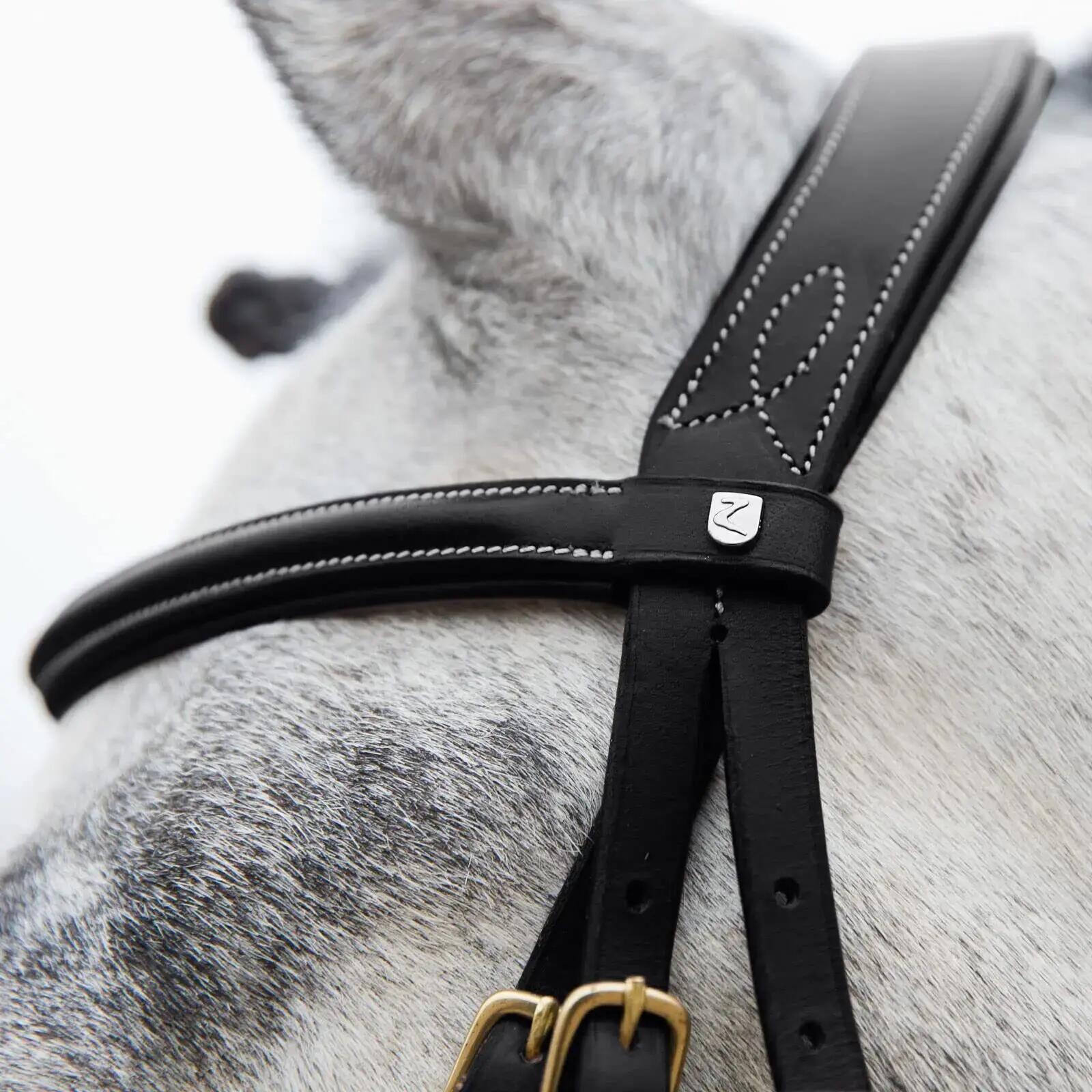 Snaffle hoofdstellen voor paarden Horze Constance 3/4