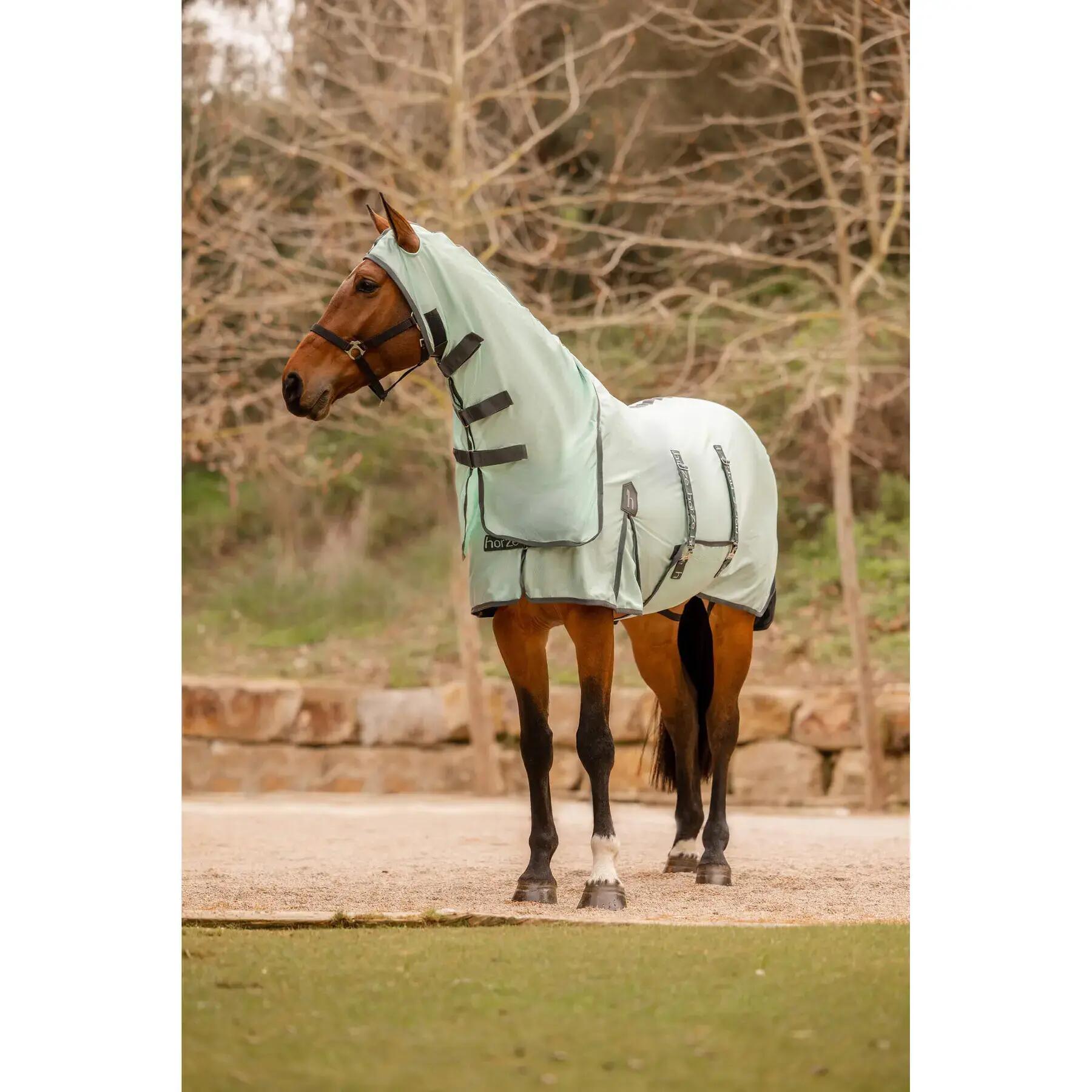 Outdoor paardendeken met afneembare kraag en uv-bescherming Horze Paso Fino 3/5