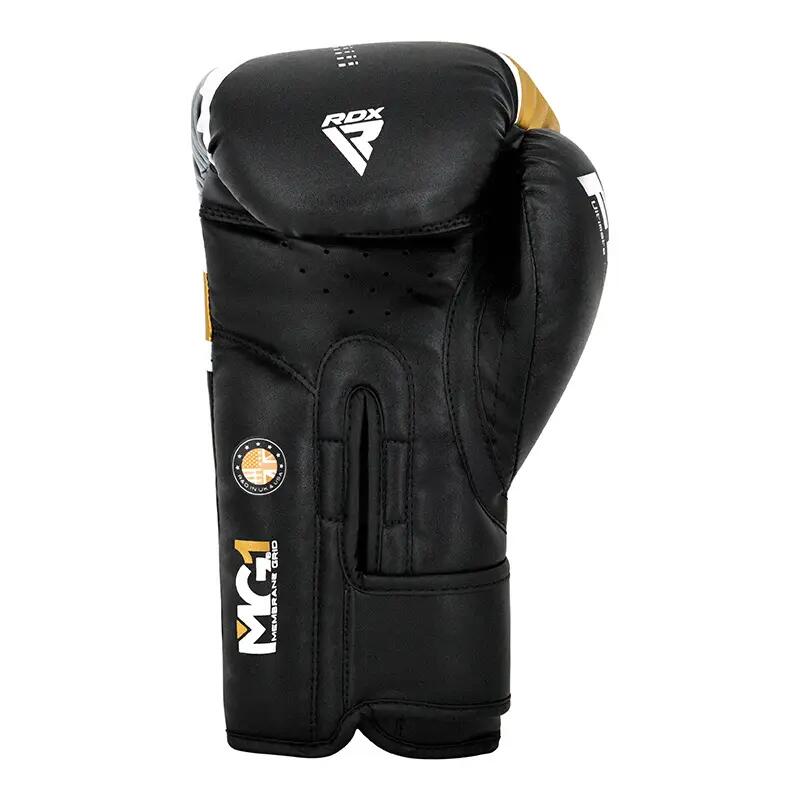 Gants de boxe RDX F7 Ego – Noir/Or – 14oz 4/8