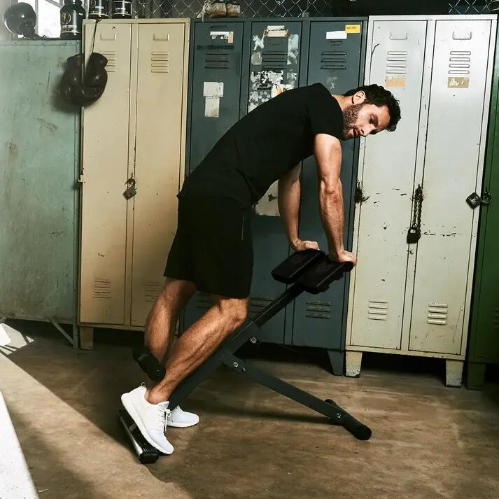 Hyperextension Rückentrainer - Bauchtrainer, Römische Bank, Klappbar, bis 120 kg 8/8