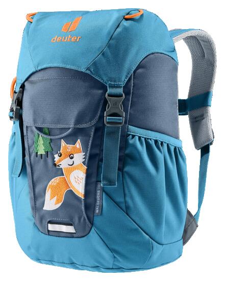 Kinder - reisen - rucksack - extra robust - waldfuchs 10 - marine-wave